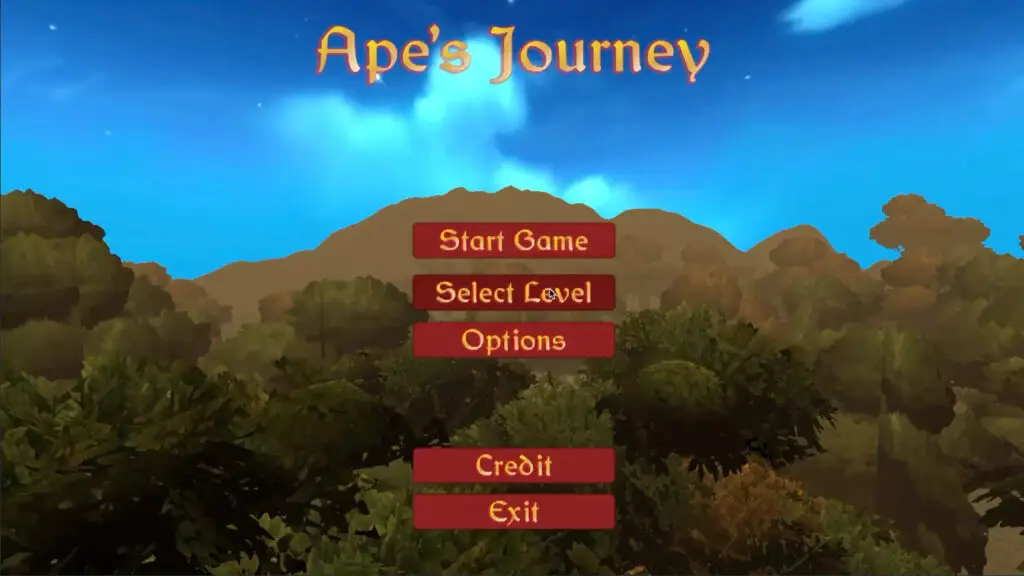 Ape's Journey Menu UI