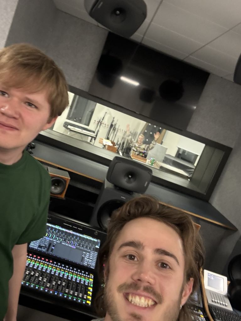 Among Ghosts recording session